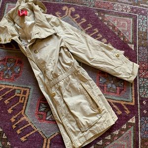 Ciao Milano short khaki trench coat